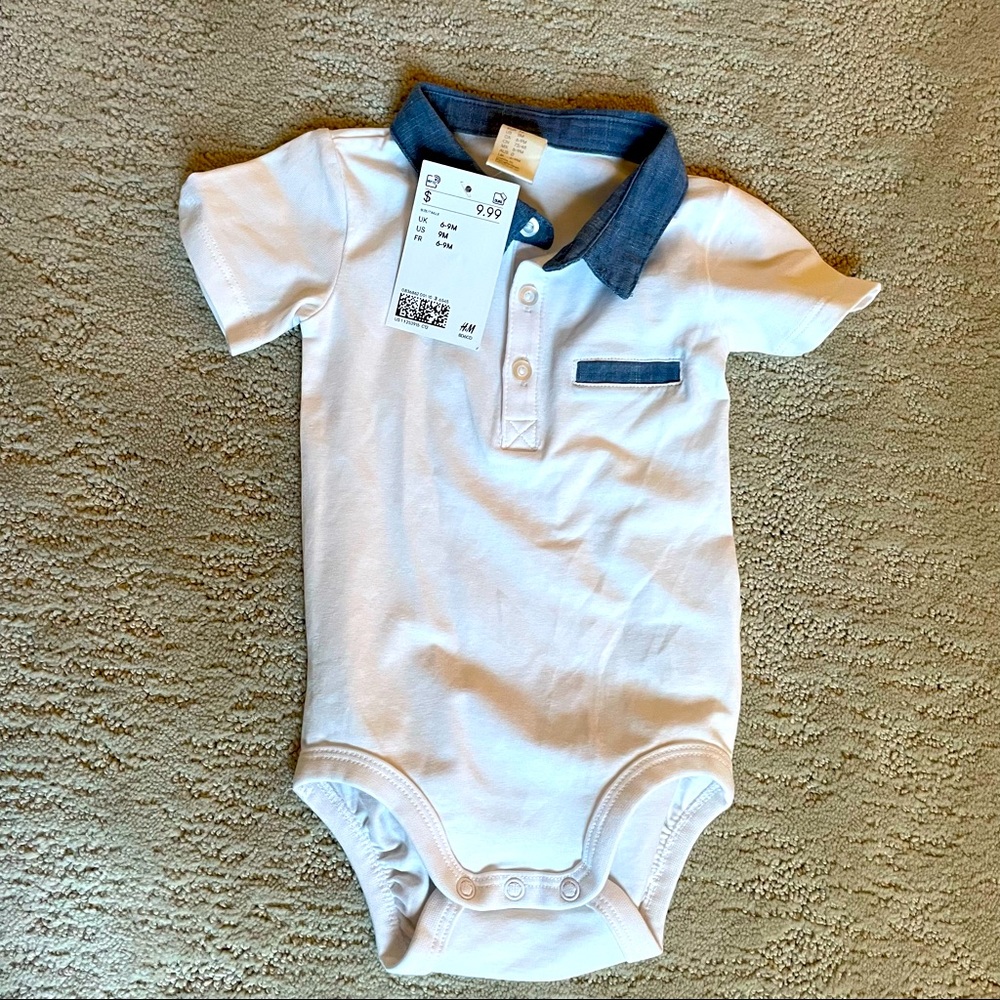 NWT! H&M Collard Onesie.